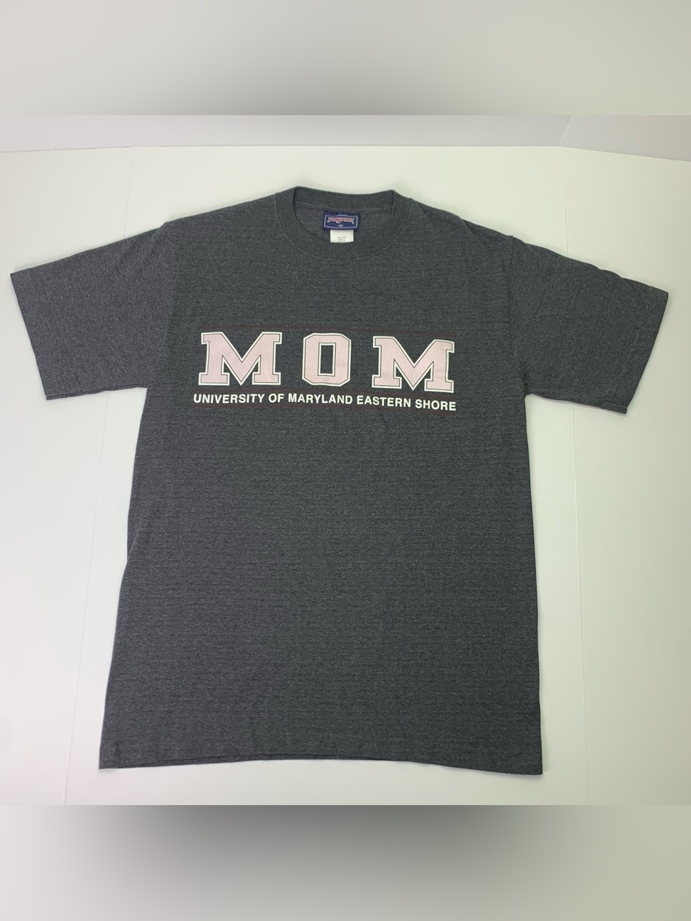 University Of Maryland Eastern Shore MOM T-Shirt Y2k Gray Jansport Tee Medium